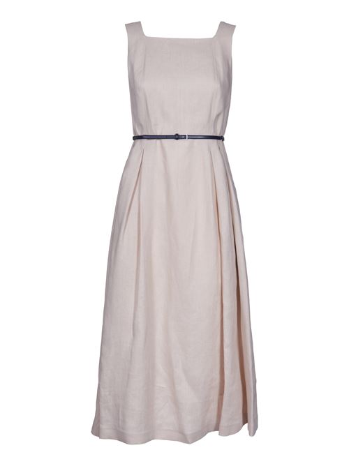 Linen dress with belt S MAX MARA | 2419221063600004